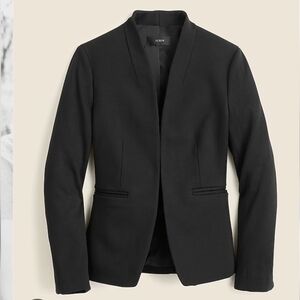 J. Crew Going Out Blazer In Stretch Twill, Black 4p